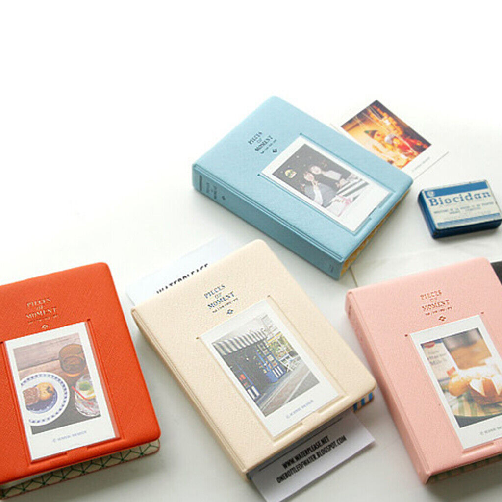Photo Album  Storage Case Mini  64 Photos for  Black