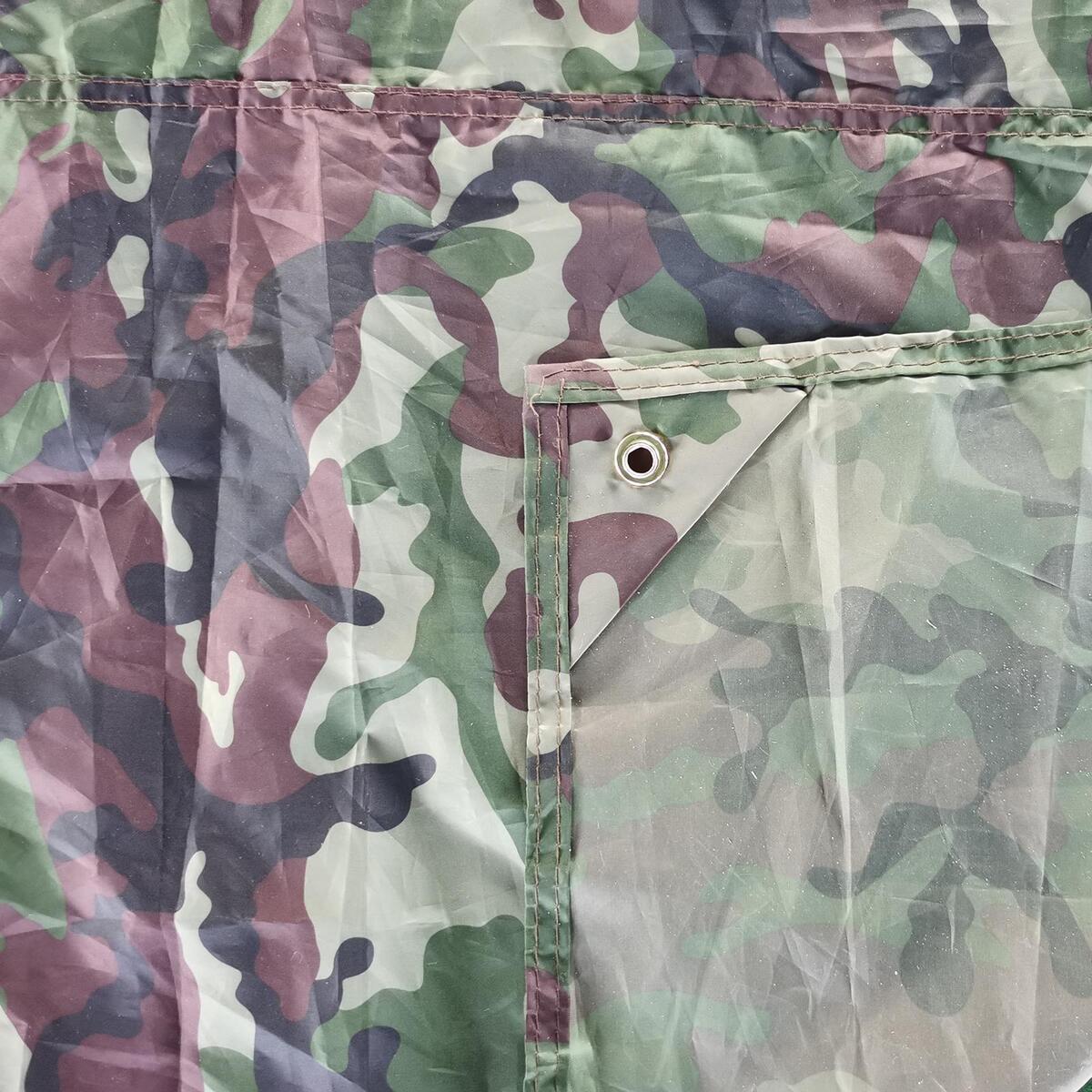 2pcs Camping Tarp Waterproof Picnic Mat Multifunctional Hiking Backpacking