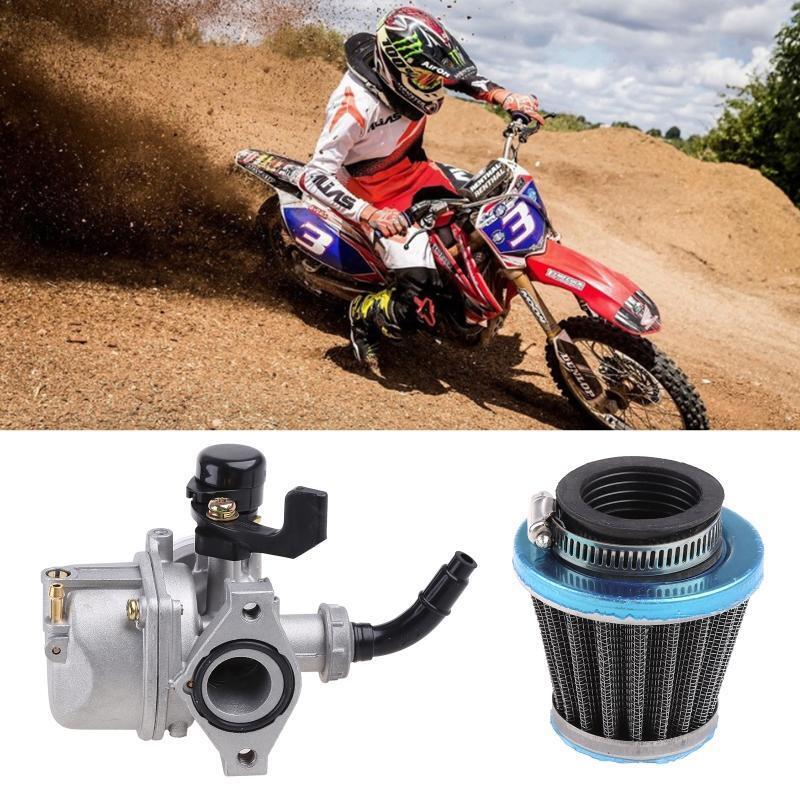 22mm Carb Carburetor PZ22 Intake Pipe Air Filter For 110cc 125cc ATV Quad Pit