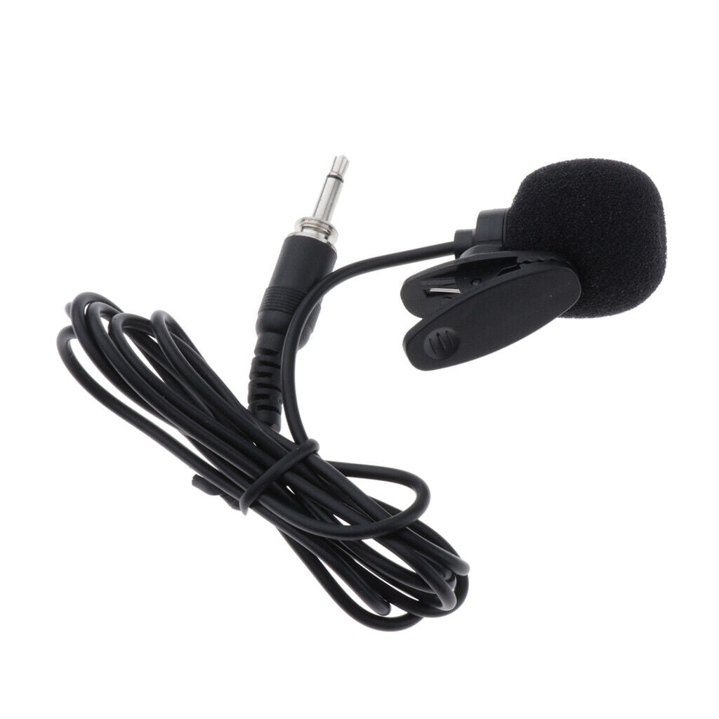 1/8" (3.5mm) TRS Lavaliered styleed style Microphone Cardioid  Tie Clip for