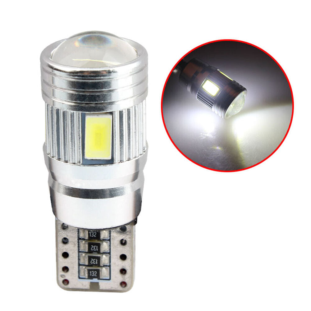 2pcs T10 6SMD 12V Car LED Bulb Auto Vehicle Clearance Lamp Headlight Light