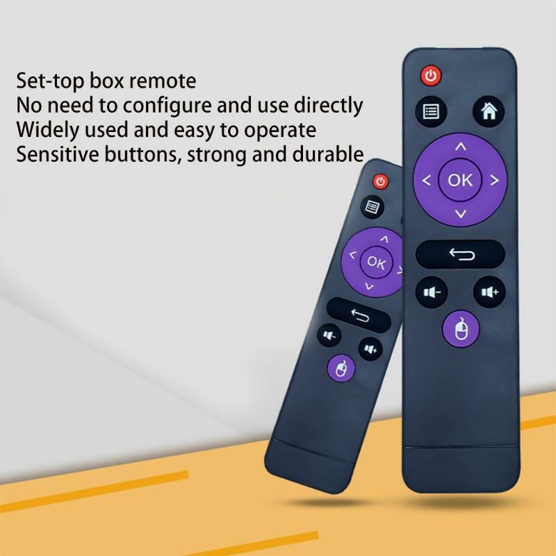 Wearproof Black IR Smart Remote Control Fit for H96 Max RK3318 TV Set Top Box