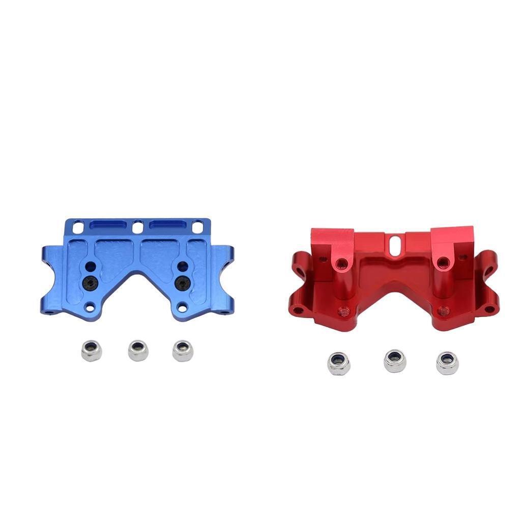 2x 1/10 Front Lower Bulkhead Upgrade Parts Replacement Accessories RC Trunk