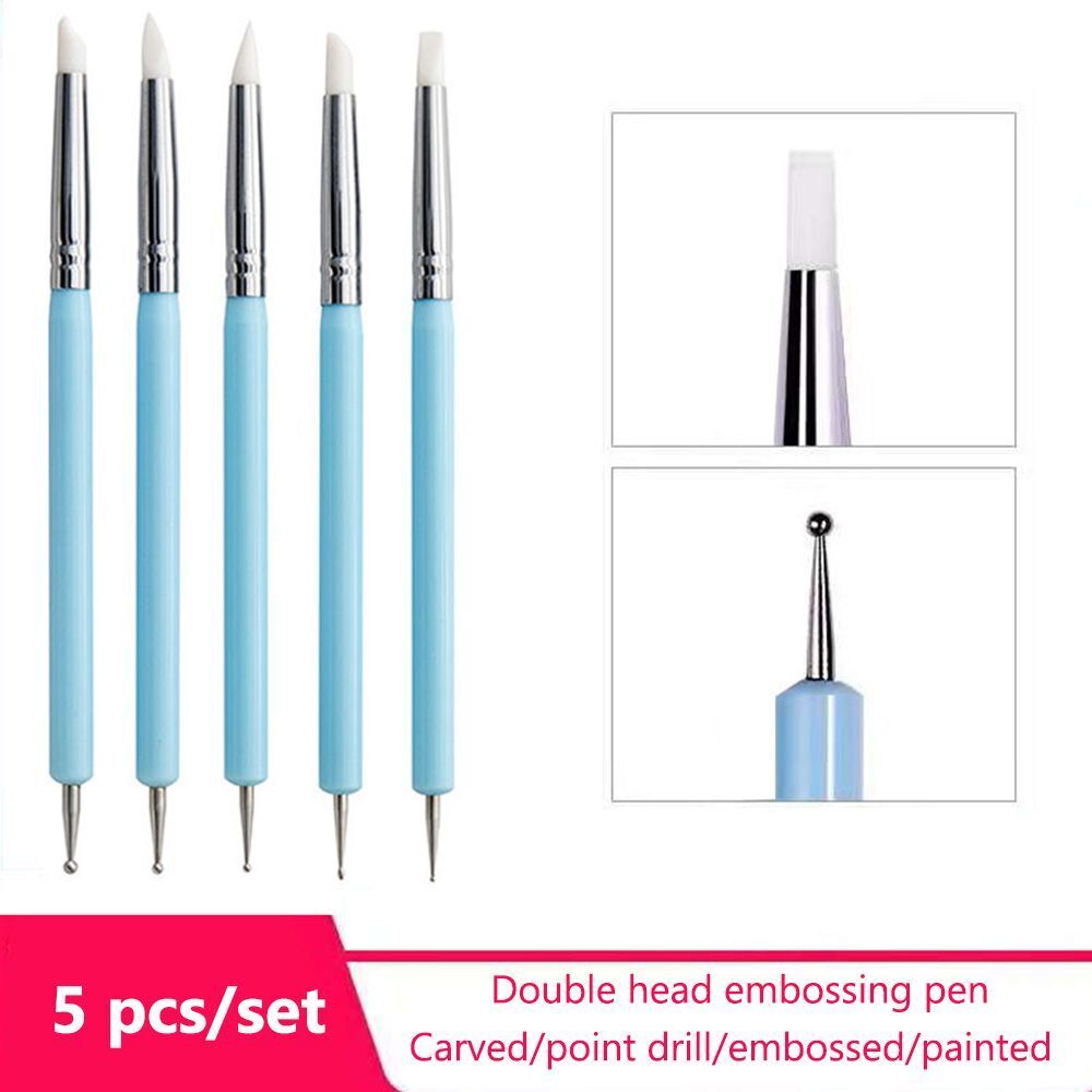 New Dotting Clay DIY Carving Nail Art Pottery Clay Brush Sculpting Tool