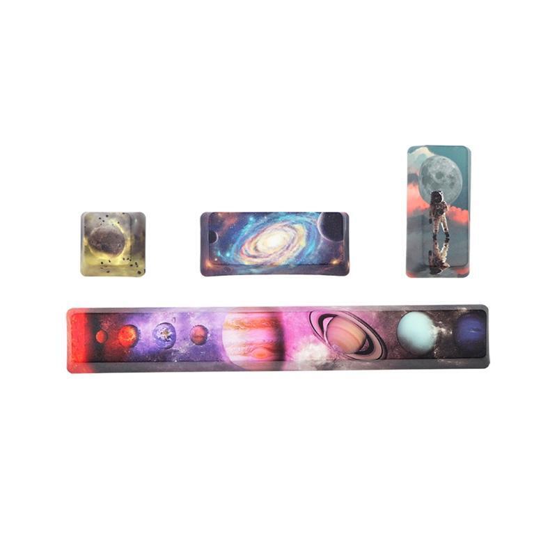 OEM Profile Space Planet Keycap Mechanical Keyboard PBT Key Cap for Kailh MX