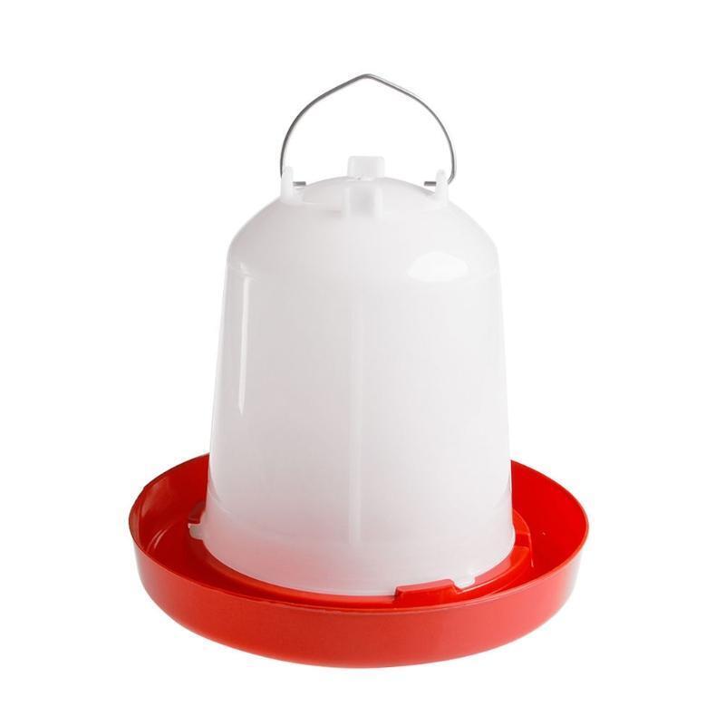 Chick Feeder Waterer Hanging Poultry Water Drinker 1.5L for Small Birds Poultry