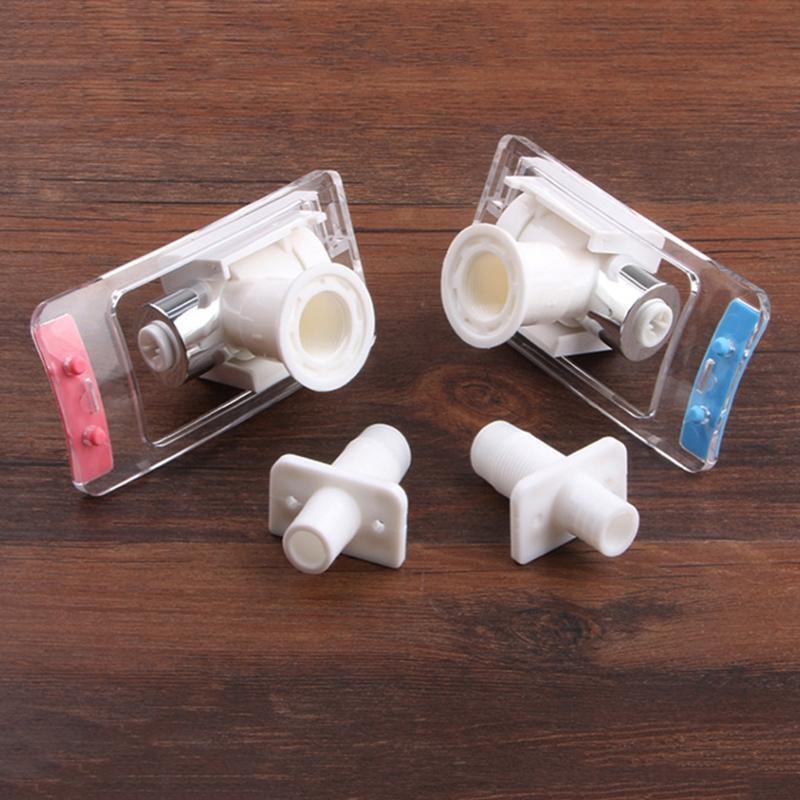 Set of 2 Push Style with Child Safety Lock for Ro System Adaptor Hot Cold Water