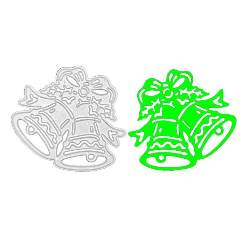 Christmas Double Bell Carbon Steel Cutting Dies DIY Scrapbooking Photo Album