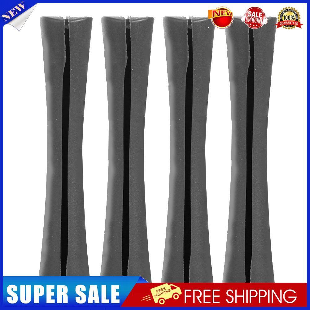 4pcs Bicycle Brake Shift Pipe Protector Sleeve MTB Bike Frame Guard (Black)