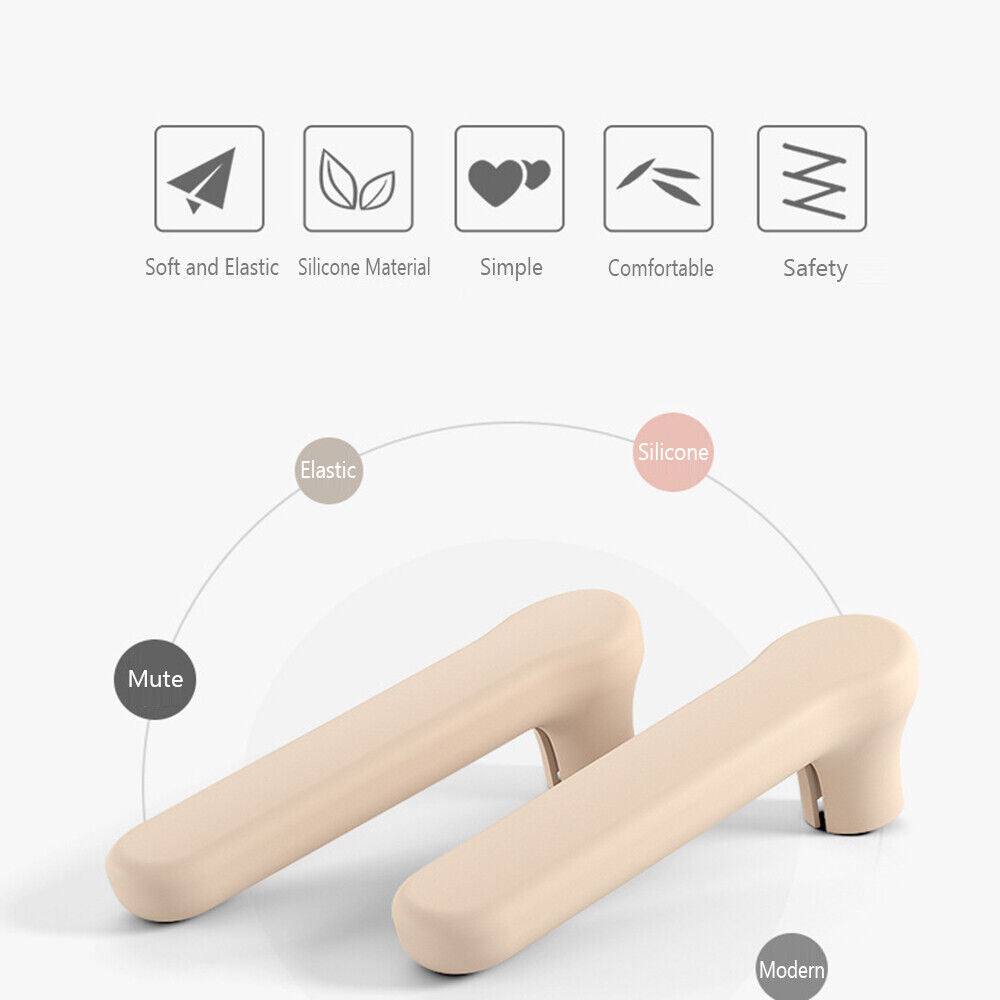 Baby Safety Household Handle Sleeve Door Knob Cover Silicone Wall Protector