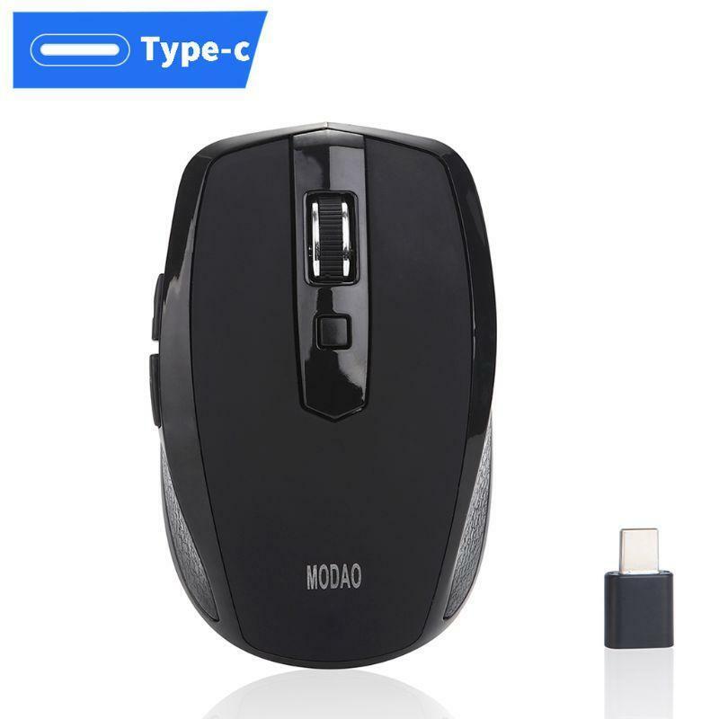 Premium Gaming Mouse 800/1200/1600 DPI 2.4G USB Type-C Wireless Electronic Mice