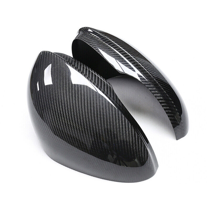 2x Carbon Fiber Style Side Mirror Cover Cap fit for Alfa Romeo Stelvio 17-20 New
