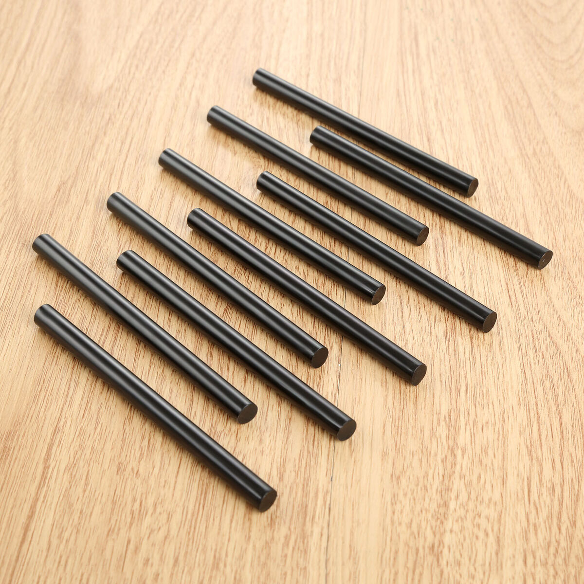 10Pcs DIY Repair Hot Melt Glue Gun Sticks EVA Glitter Powder Black 7mm*100mm