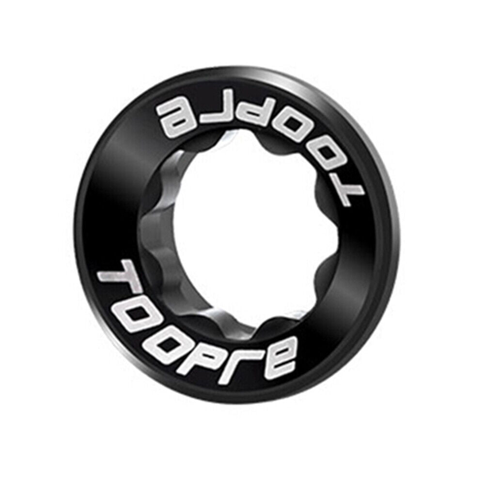 TOOPRE 2pcs MTB Bike Crank Cover Screw M20 BB Fixing Bolt with Tool (Black)