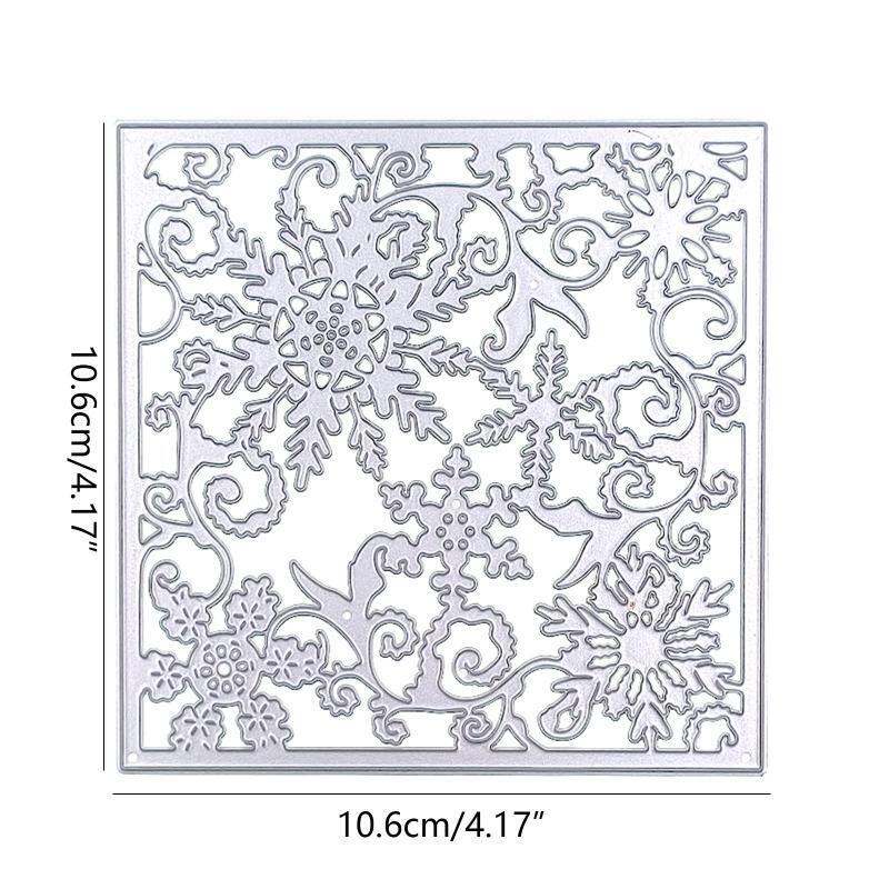 DIY Scrapbooking Stencil Snowflake Embossing Cutting Die Card Making Supplies