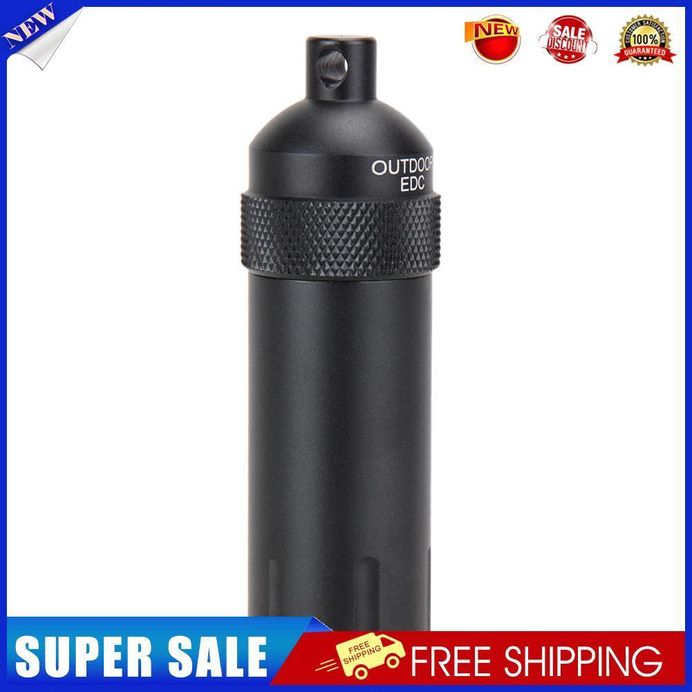EDC Survival Waterproof Pill Case Box Container Hiking Emergency Gear