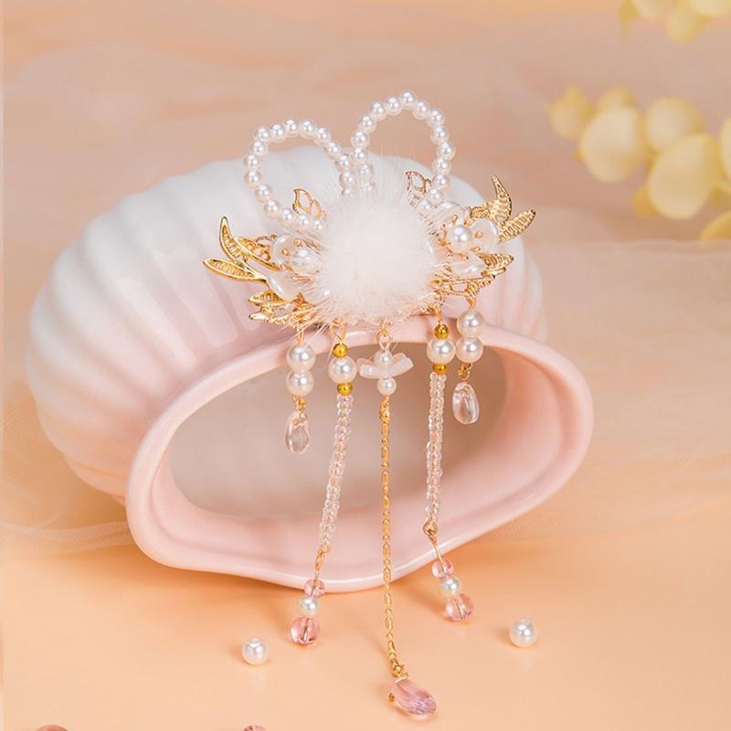 Girls Hair Clips Bunny Ear Shape Hairpin Alloy Hair Clips Cartoon Style Design
