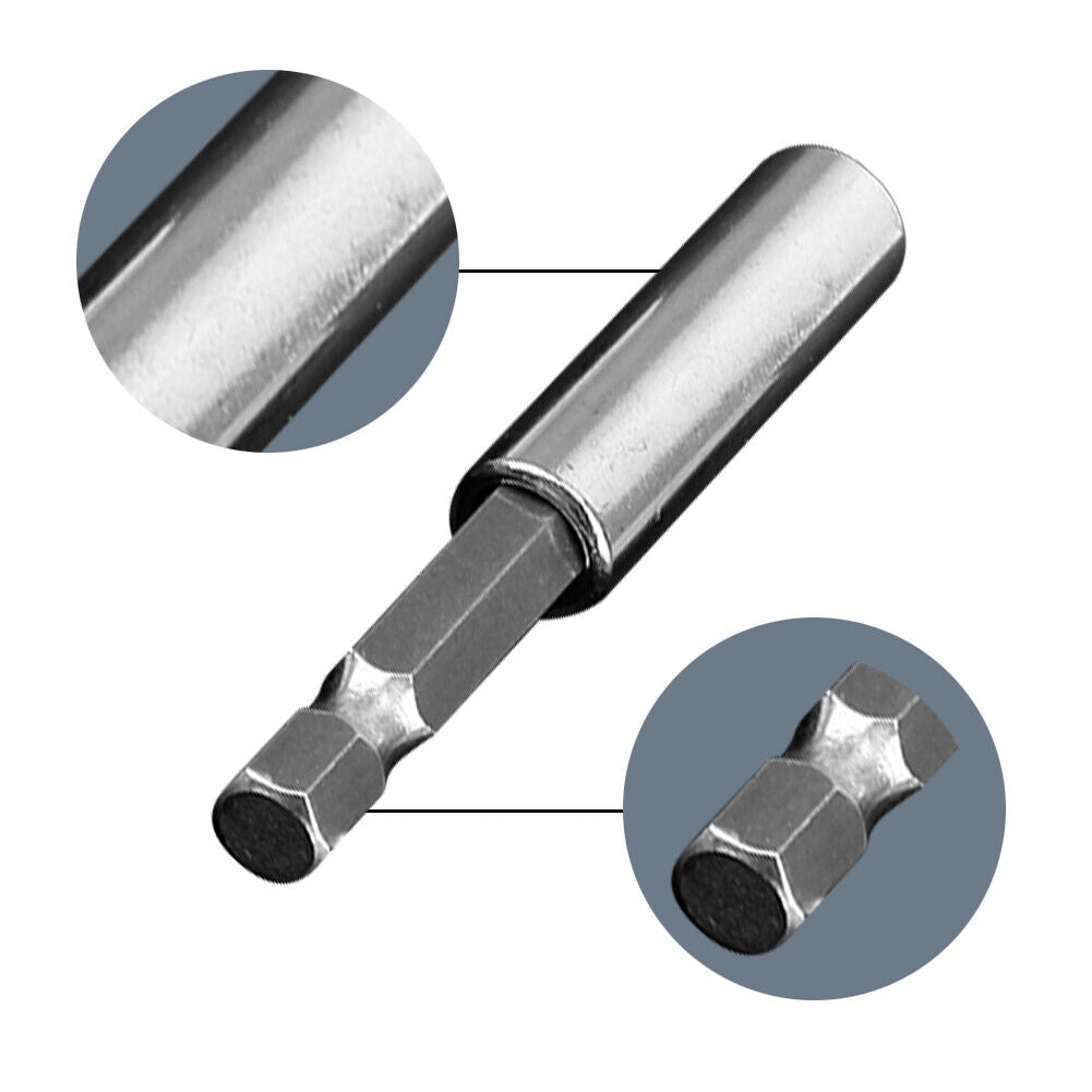 10pcs 1/4 Inch Bit Holder Screwdriver Bit Extension Bar Connecting Piece