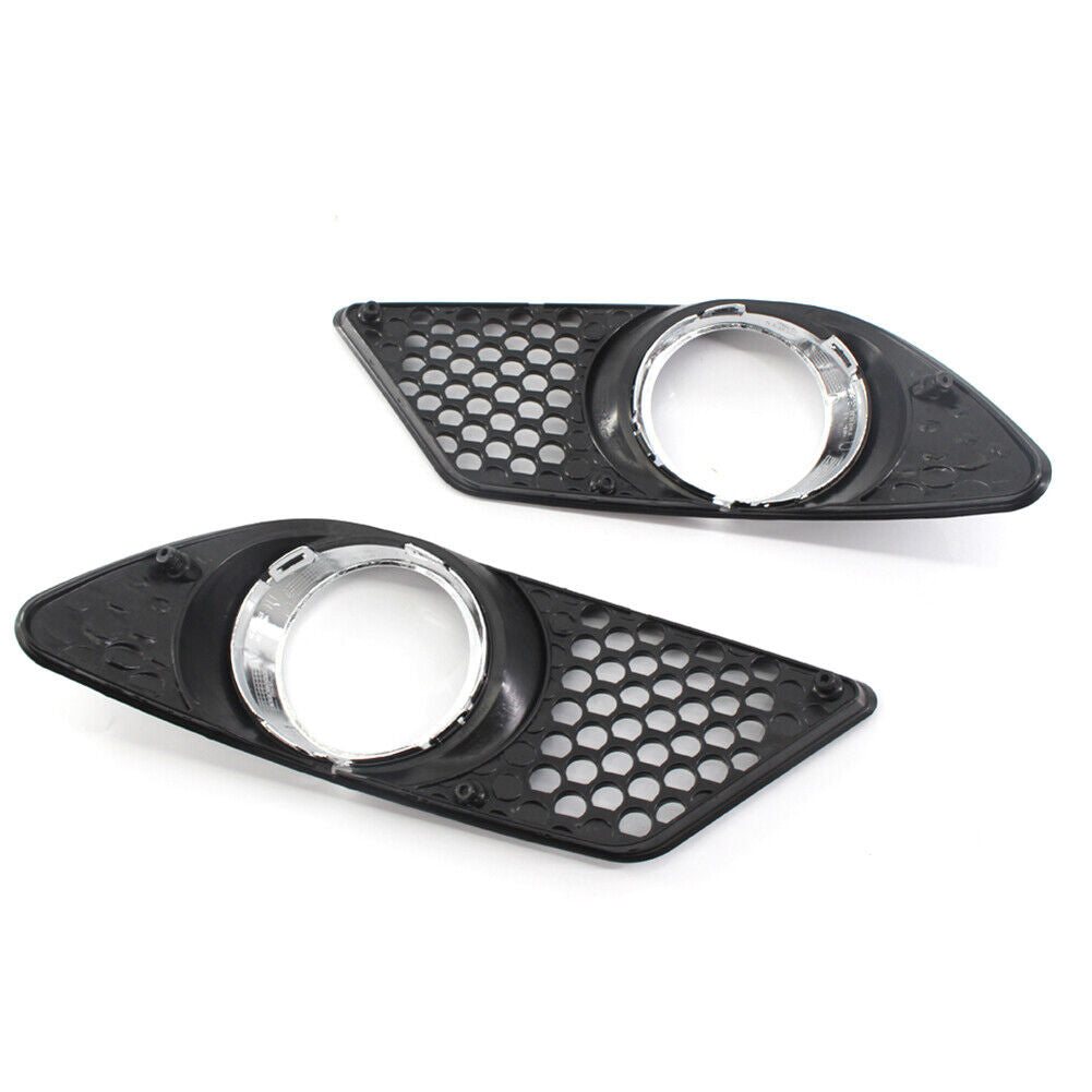 Front Bumper Fog Light Grille for Mercedes Benz C-Class W204 08-10 (1 Pair)