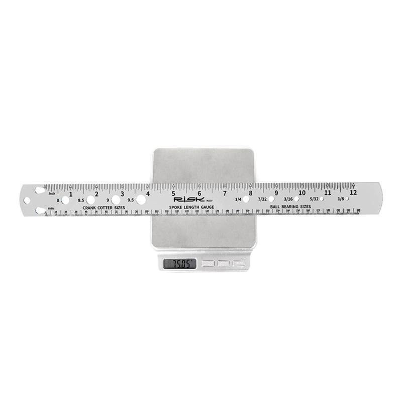 Compact Spoke Ruler Spoke Length Measurer Spoke Size Measurement Tool for Bike