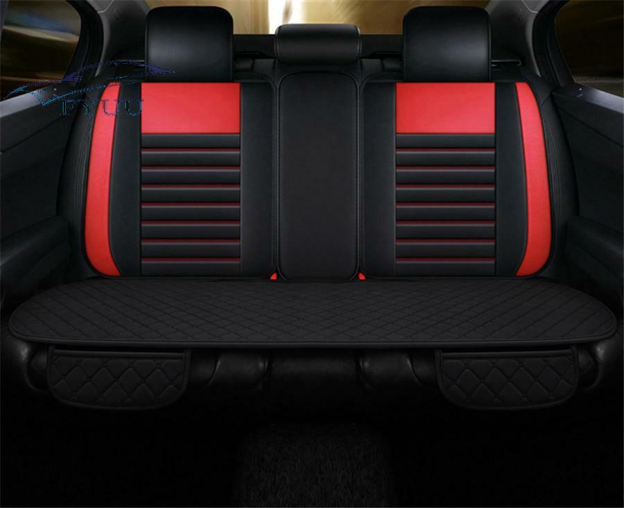 3x Universal Winter Warm Car Front&Rear Short Plush Seat Cover Cushion Protector