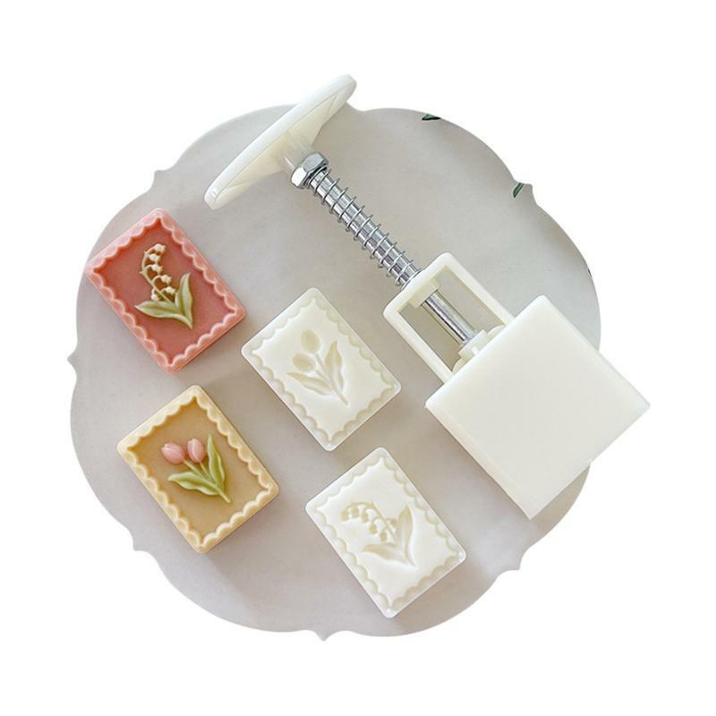 30g Cute Flower Shape Pastry Moulds Mooncake Molds Mooncake Mould Baking Gadgets