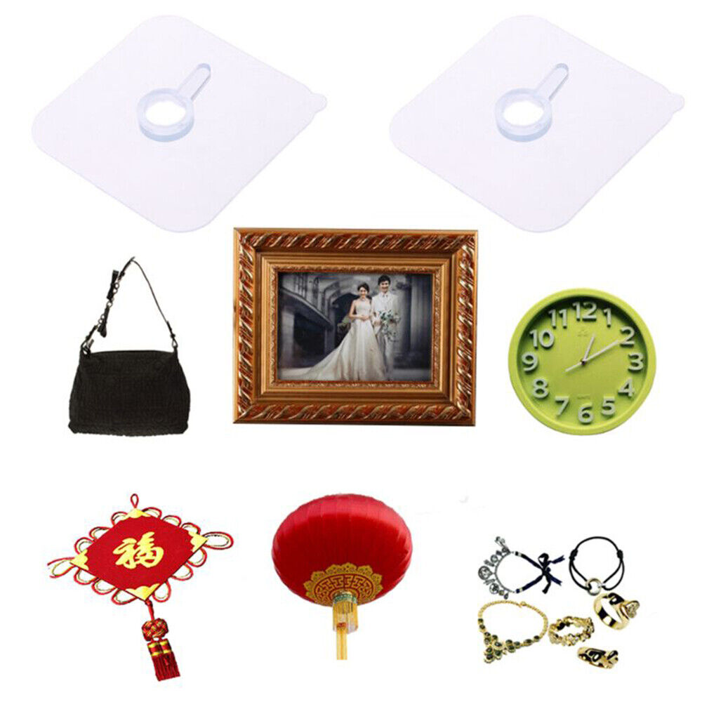 Poster Wall Hanger Seamless Adhesive Hooks Storage Hanger Photo Frame Hook