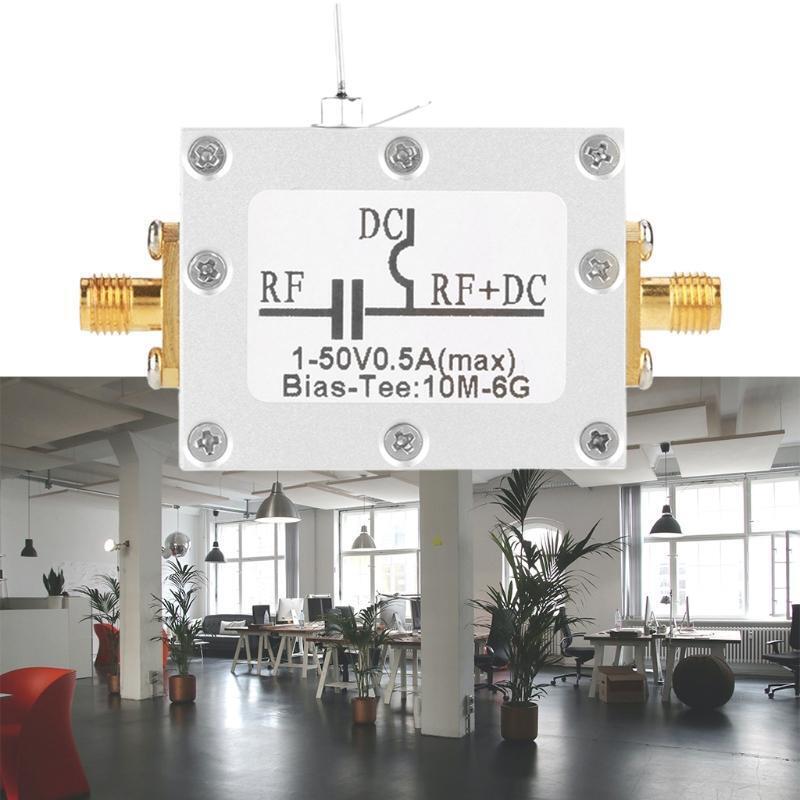 RF Biaser Bias Tee 10MHz-6GHz F HAM Radio Broadband Radio Frequency Microwave
