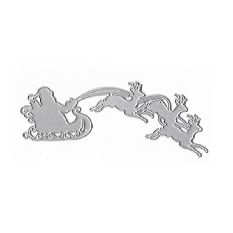 Santa Claus Deer Metal Cutting Dies Stencil DIY Scrapbooking Album Stamp Paper