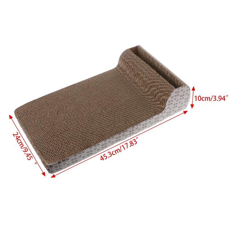 Cat Bed Scratching Pad Sofa Soft Pet Rest Square Pillow Cat House With Play Ball