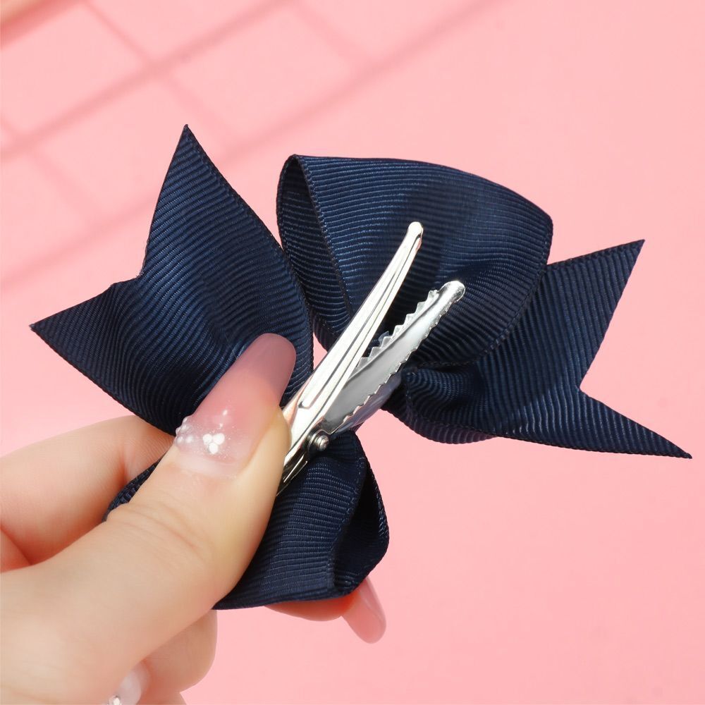 Accessories Kids Cute Metal Alligator Hair Clips Bow Hairpin Barrettes Headwear