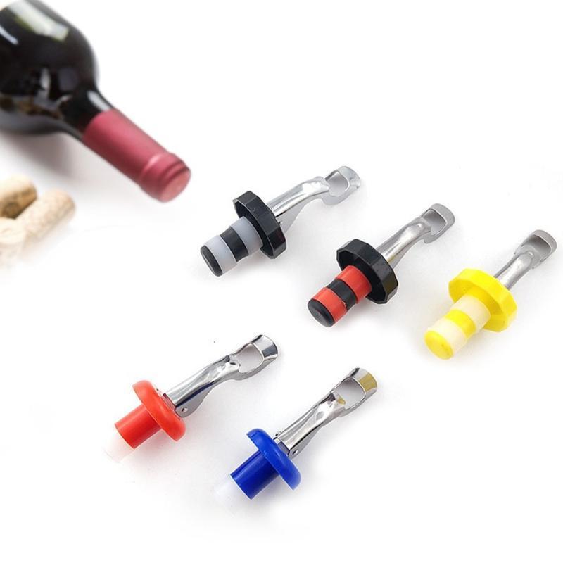 10 Pieces Wine Stoppers Food-grade Silicone Bottle Stopper Expanding Bottle Plug