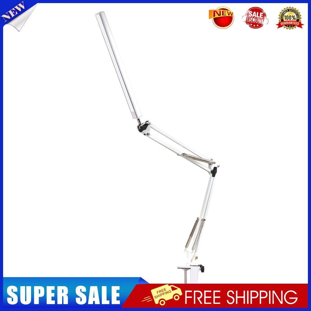 LED Folding Long Arm Eye Protection Reading Study Desk Light (12W White)