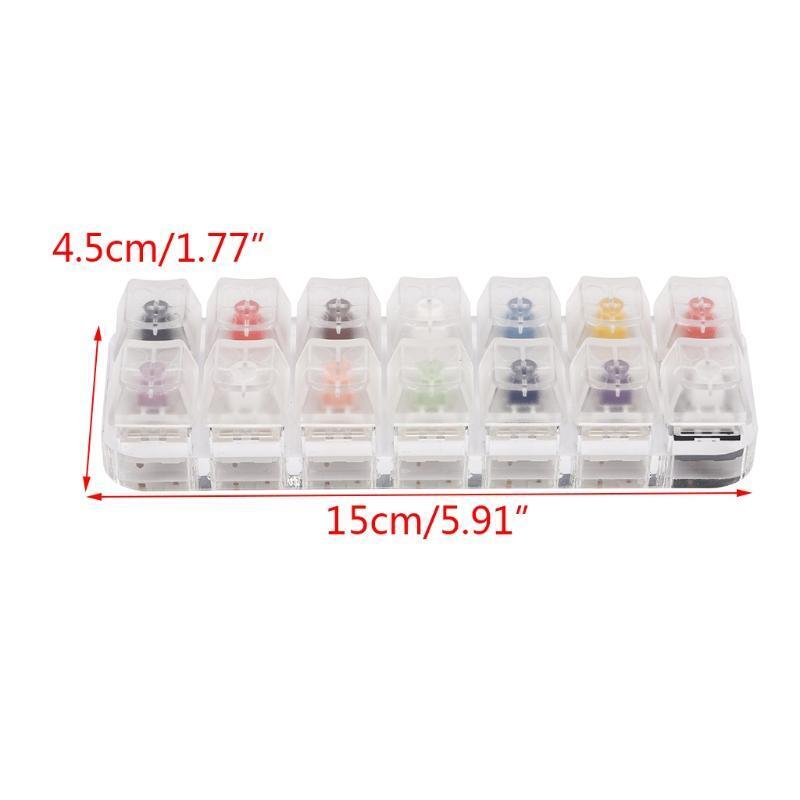 14 Key Caps Translucent Keycaps Testing Tool Kailh Box Switches Keyboard Tester