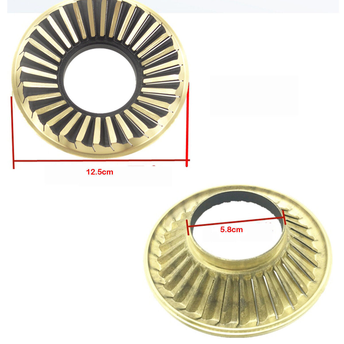 4pcs/set Gas Stove Fire Cover  Copper Cover Embedded Burner Stove Gas Cooker