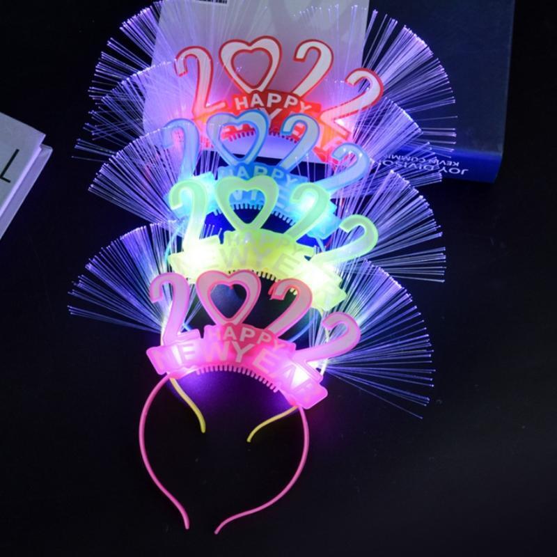 2022 Luminous Optical Fiber Bopper Headdress Party Supplies Hair Accessories
