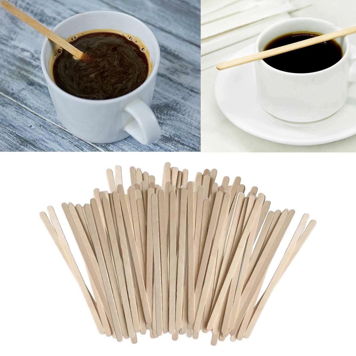 Wooden rers Disposable Beverage  Sticks  140x6x1.5mm