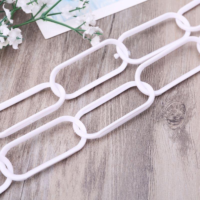 Plastic Clothes Market Shop Display Hanging Chain Hooks With 23 RingsHanger