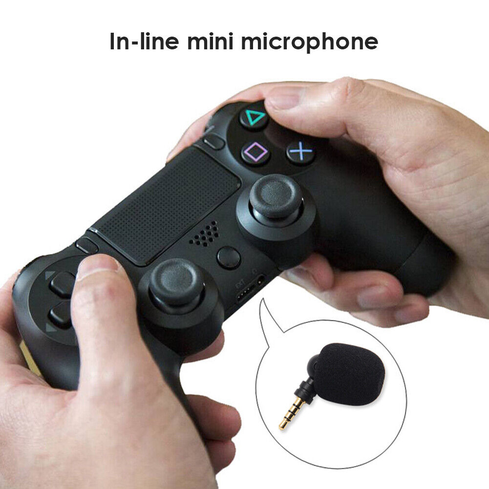 Mini Microphone 3.5mm AUX TRRS Portable Mic for Phone Computer PC Recording