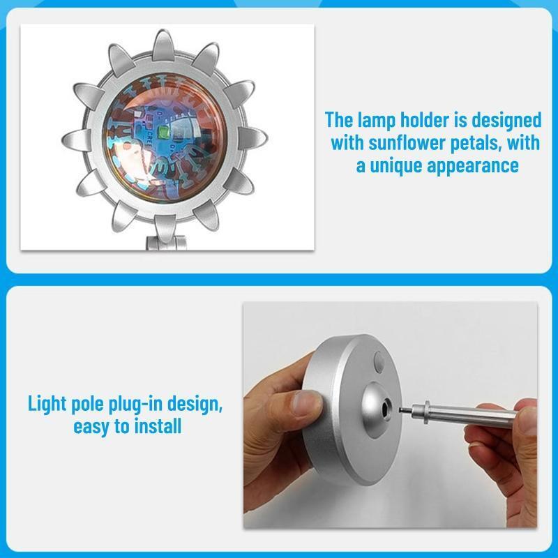 Projection Lamps Atmosphere LED Night Lights Portable ABS Material for Bedrooms