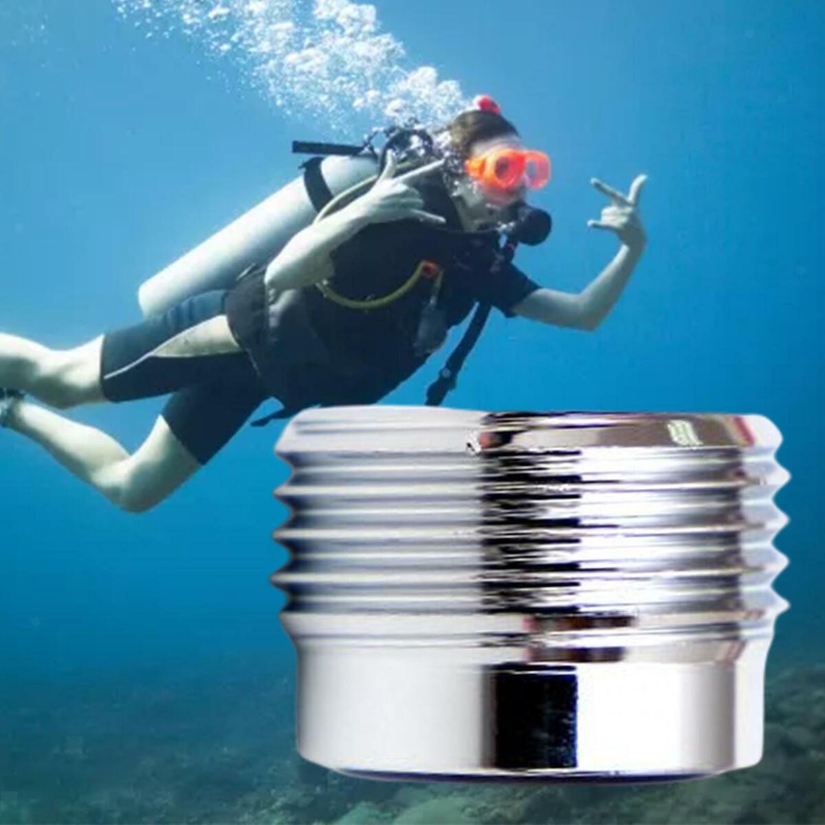 Scuba Diving Cylinder Valve Screw  Yoke Insert Tank Valve Adaptor