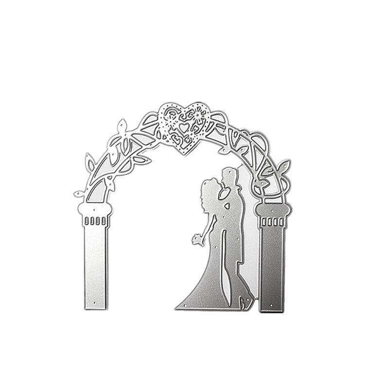 Wedding Cutting Dies Greeting Invitation Message Festival Blessing Cards Making