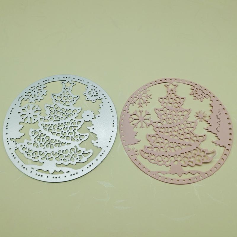 Christmas Tree Snowflake Metal Cutting Dies Stencil DIY Scrapbooking Album Paper