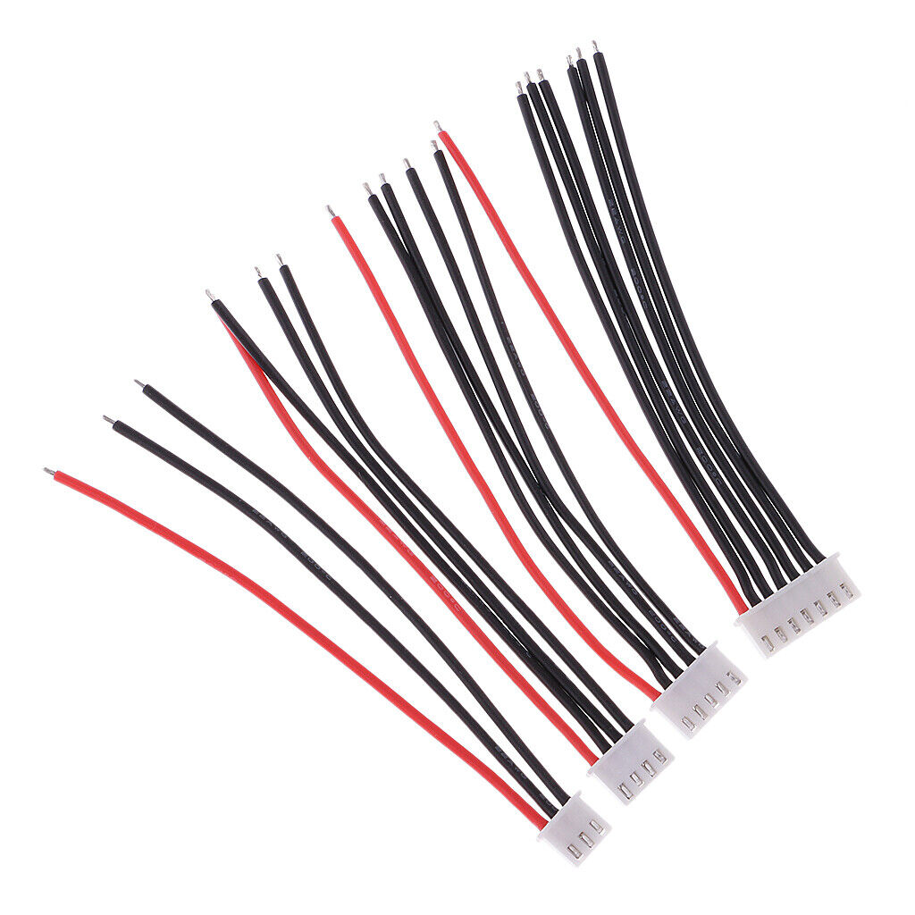 10pcs JST-XH Connector -6S  B6  Charger Silicon Cable 10cm
