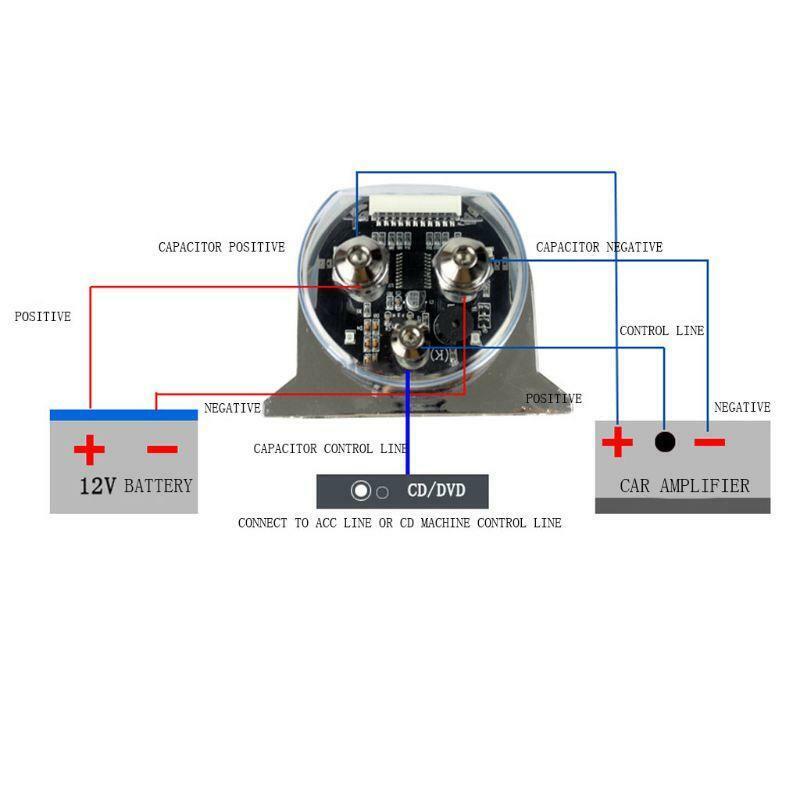 3.0 Farad Capacitor Audio 20DCV Car Digital Power Modified Auto Parts