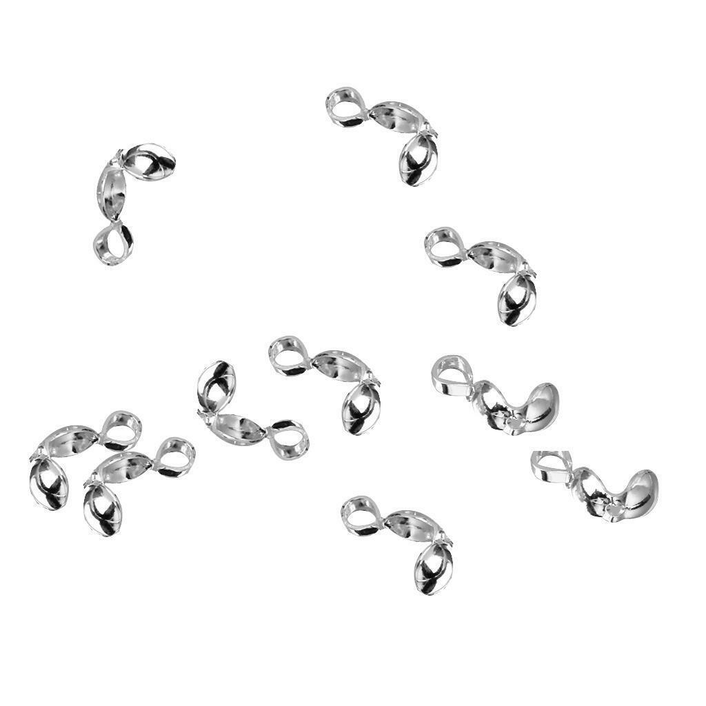 10 Sterling  Covers Necklace  Crimp  Jewelry DIY Findings