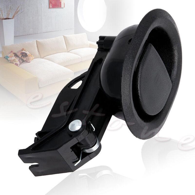 1Pc Oval Recliner Sofa Chair Release Lever Handle Black Hard Plastic New
