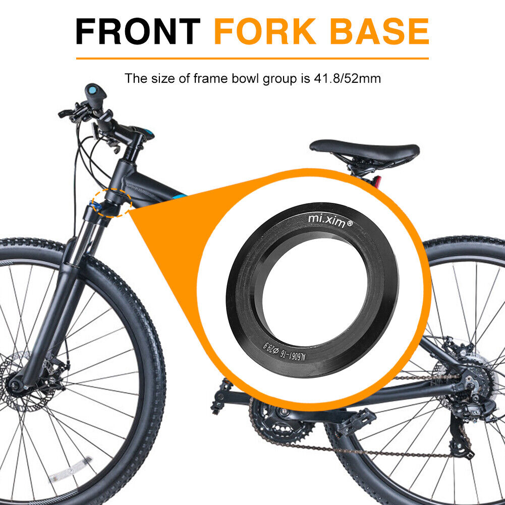 Bike Fork Washer 28.6mm Straight Tube Spacer MTB Bicycle Headset Base Crown