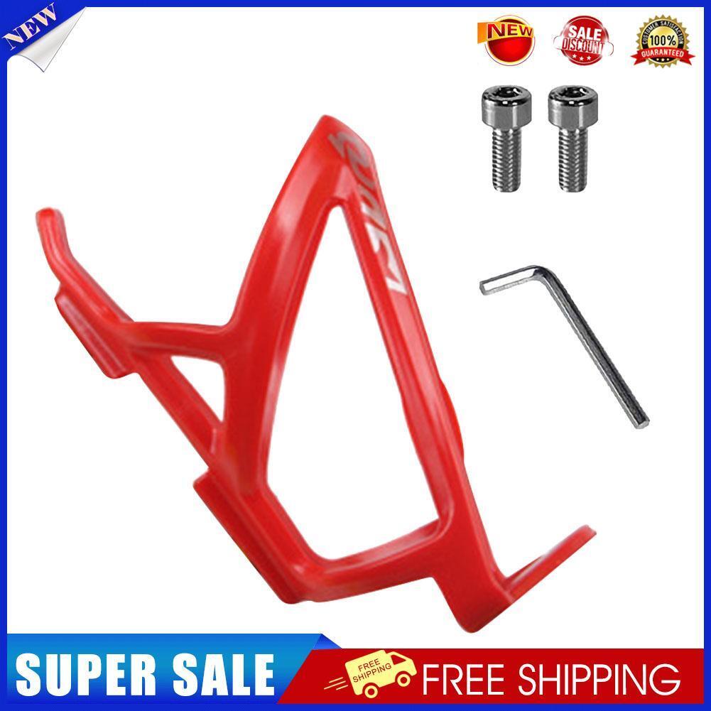 Plastic Bicycle Water Bottle Holder MTB Bike Kettle Support Bracket (Red)