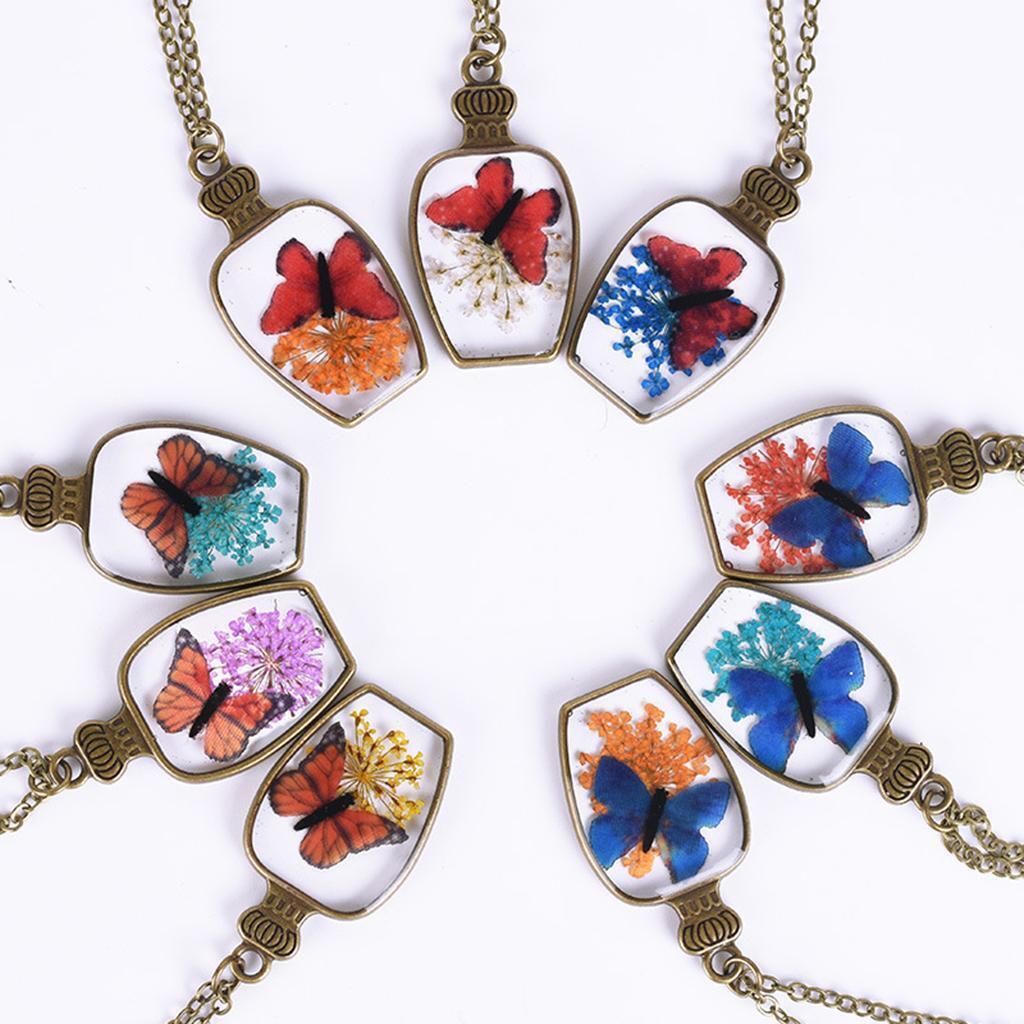 Set of 4   Dried Pressed Flowers Mixed  Crafts Making